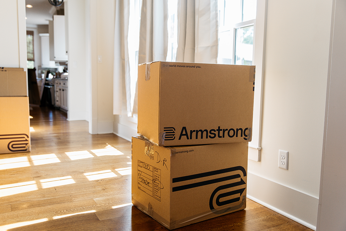 Armstrong storage boxes