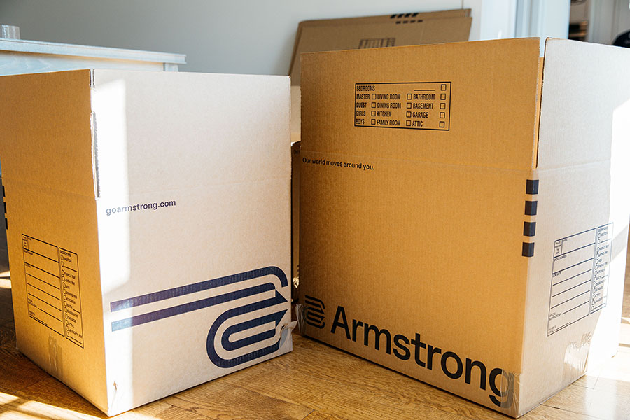 Armstrong moving boxes