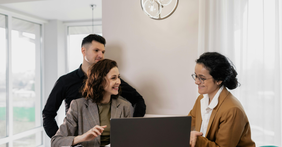 Office employees working with a full service office mover in sacramento california