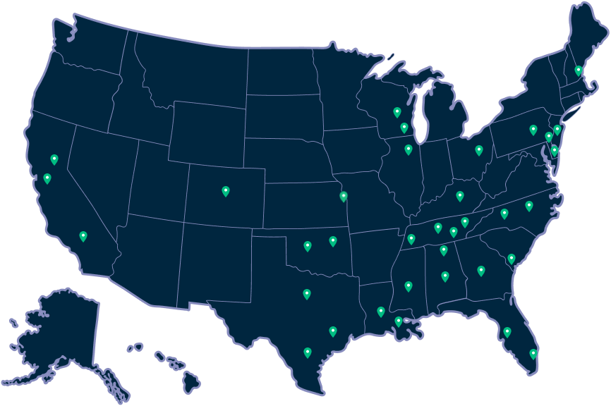 The Armstrong Company Locations Map