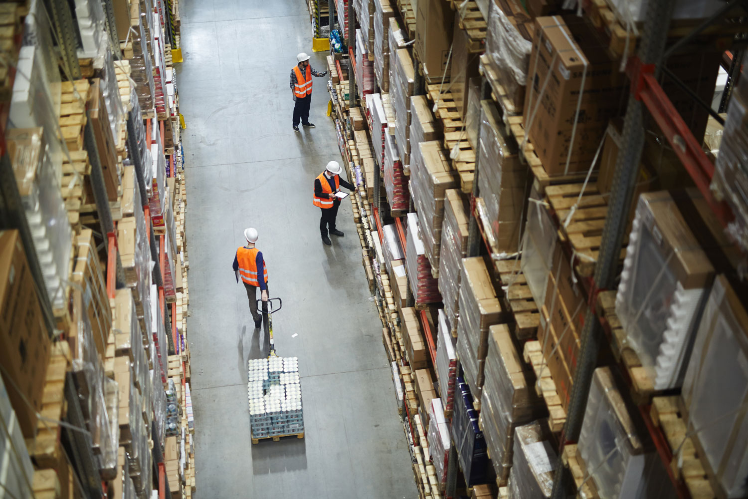 man working in warehouse