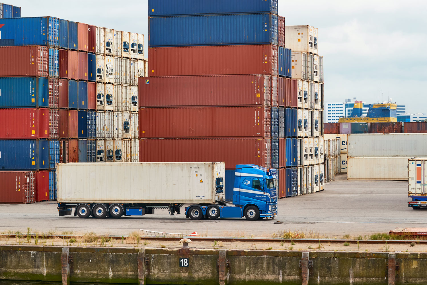 image of cargo containers